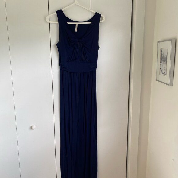 Modcloth Navy Maxi Dress - Picture 2 of 2
